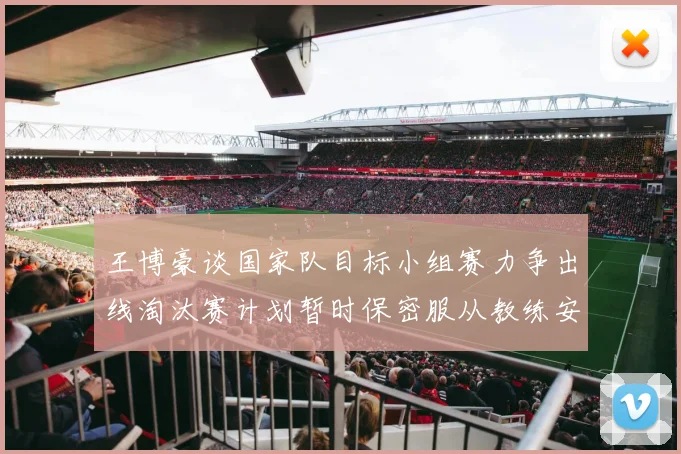王博豪谈国家队目标小组赛力争出线淘汰赛计划暂时保密服从教练安排